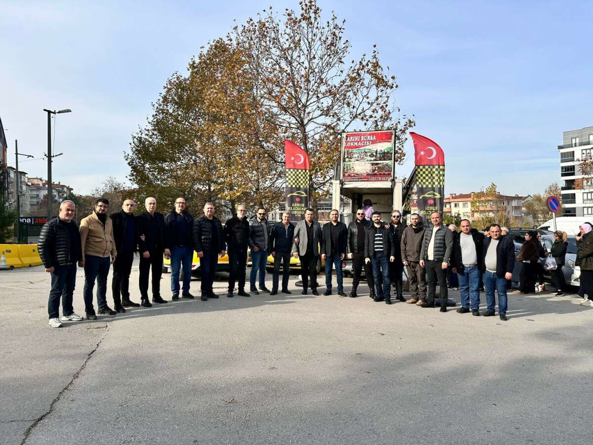 Bursa’da taksicilerden yürek ısıtan şehitler hayrı