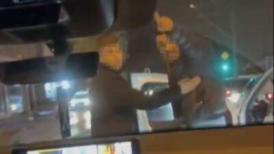 Bursa'nın Osmangazi ilçesinde seyir halindeki