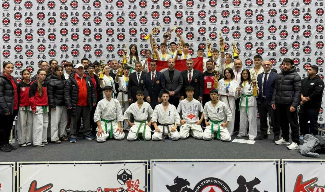 Avrupa’da Yıldırım rüzgârı esti Yıldırımlı sporcular, Kyokushin Avrupa