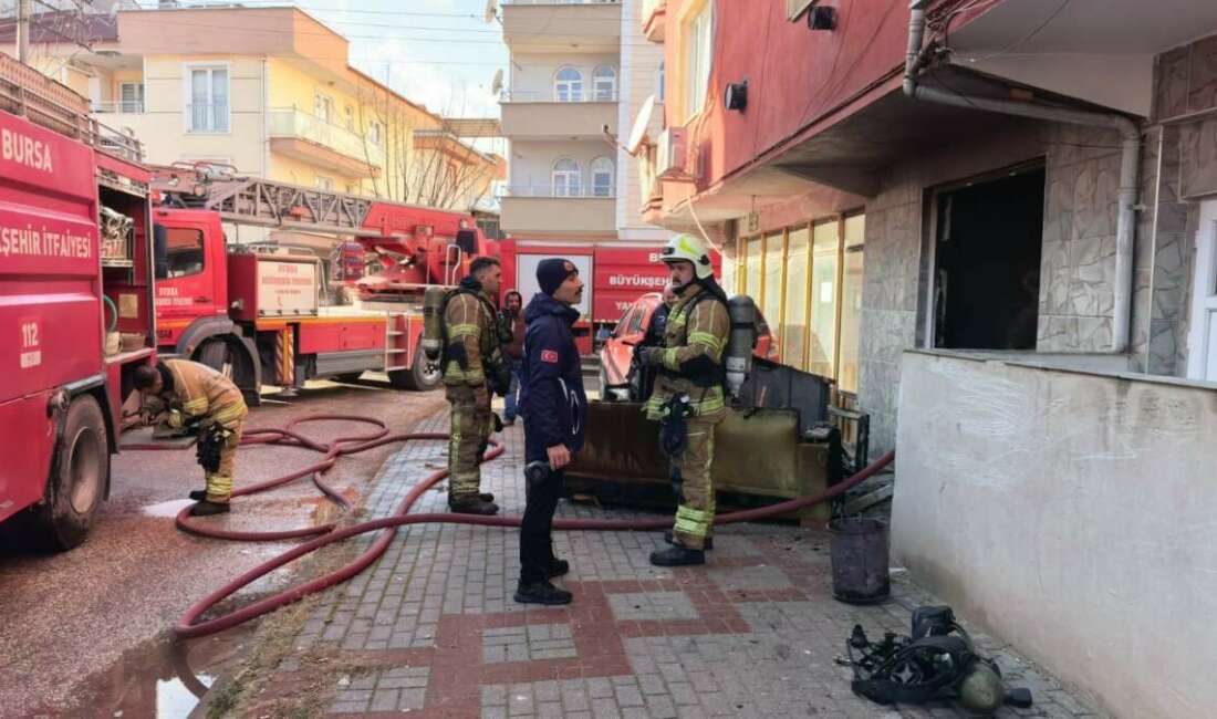 Bursa'nın İnegöl ilçesinde apartman