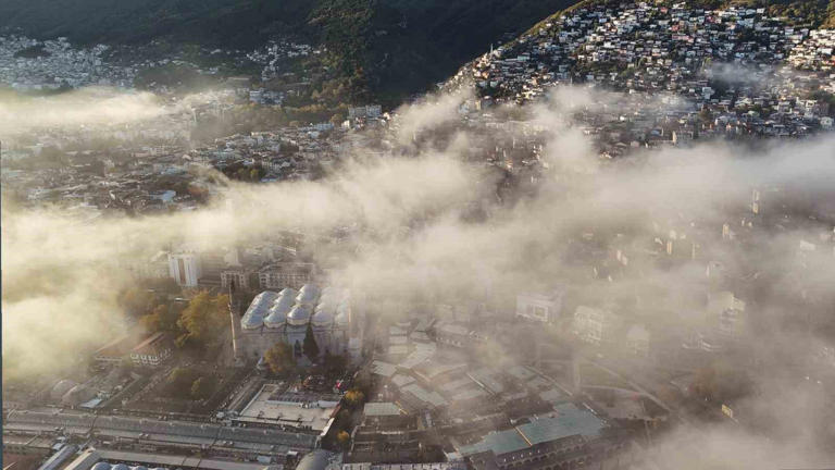 Bursa sisle uyandı, Meteoroloji’den uyarı
