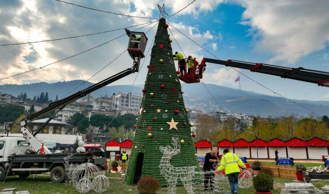 Bursa yeni yıl coşkusuna hazır Büyükşehir Belediyesi, ‘Yeni Yıl