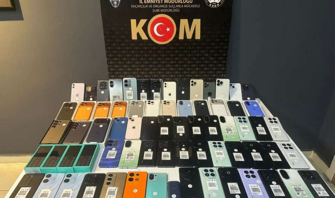 Bursa’da 3 milyonluk kaçak telefon operasyonu