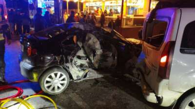 Bursa'nın Yıldırım ilçesinde aşırı hızlı