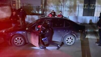 Bursa'da polis ekiplerince gerçekleştirilen asayiş