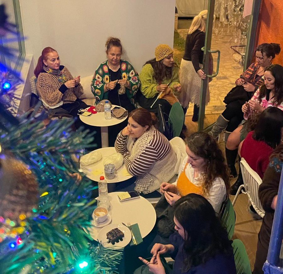 Bursa’da kadınlar örgü için yarıştı