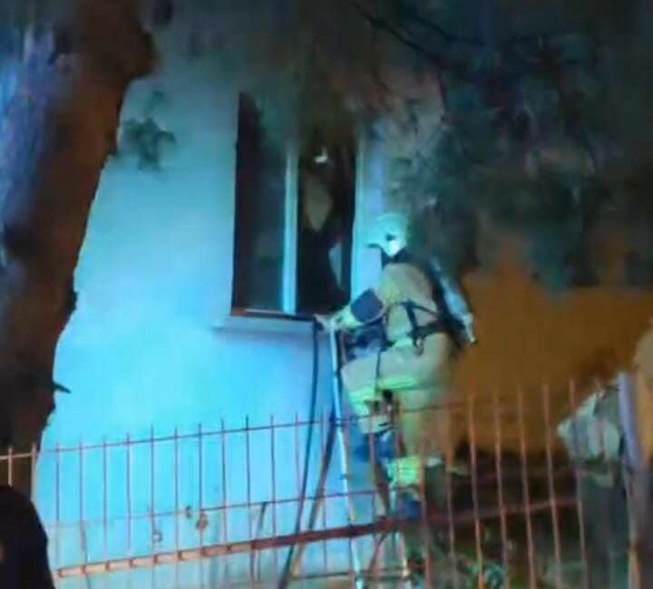 Bursa'da bir apartmanın 2.