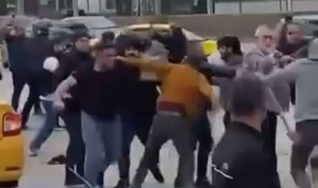 Bursa’da savaşı andıran sokak kavgası kamerada