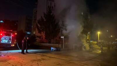 Bursa'nın merkez Nilüfer ilçesinde seyir