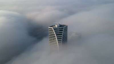 Bursa’da yoğun sis: Şehir görünmez oldu