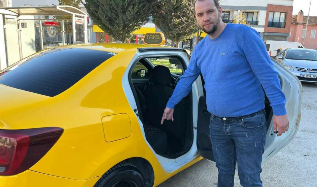 Bursa'da 9 yıldır taksicilik