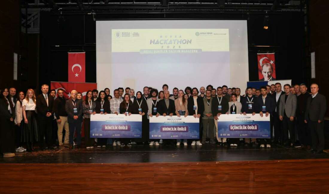 Bursa’nın akıllı geleceği Hackathon25’te kodlandı Bursa Büyükşehir Belediyesi’nin şehir