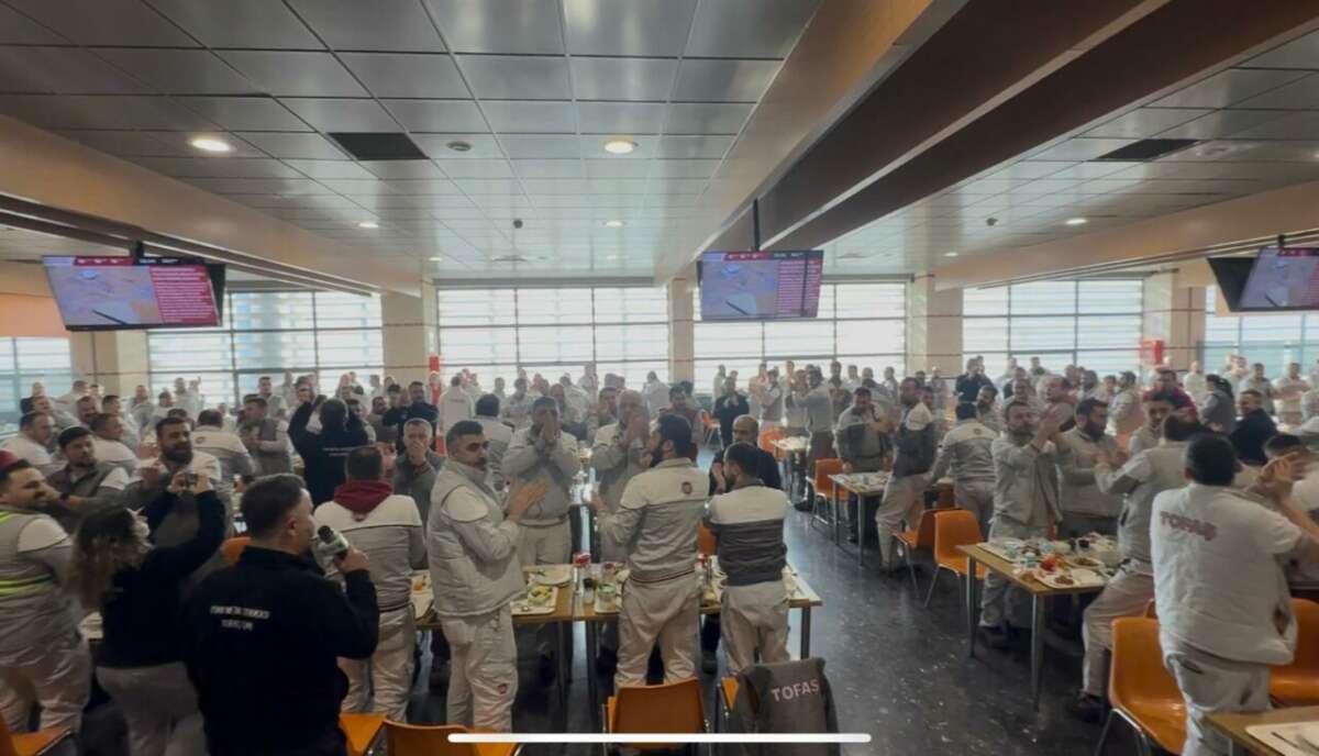 Bursa’nın otomotiv devi TOFAŞ’ta işçilerden eylem