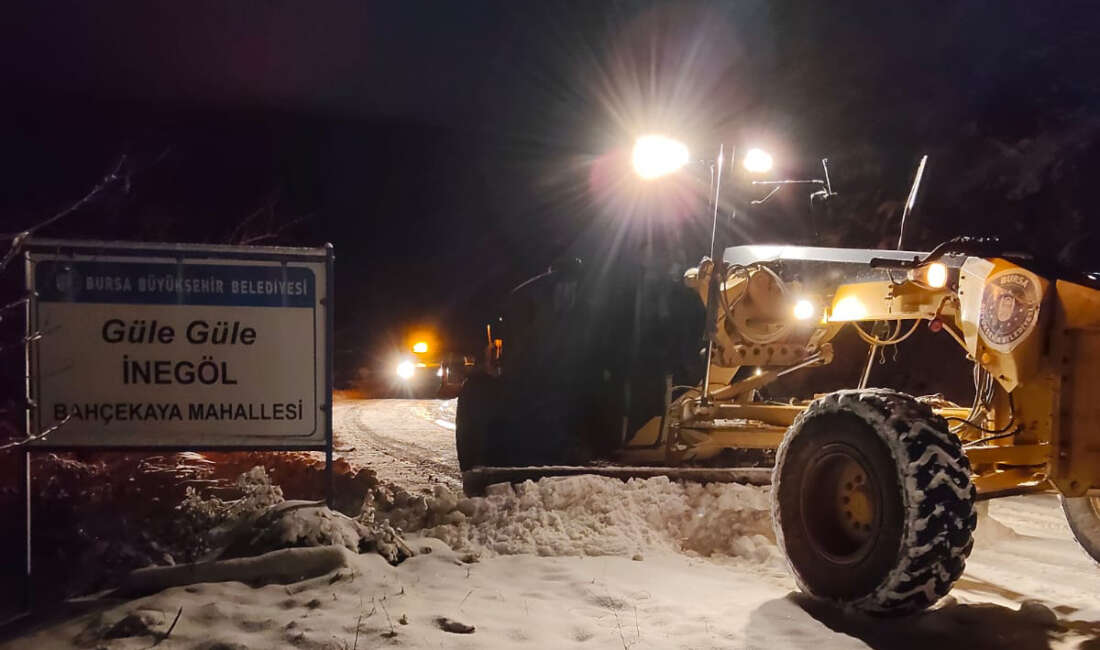 Büyükşehir’den kar mesaisi: 145 mahalleye ulaşım sağlandı Bursa Büyükşehir Belediyesi, etkisini