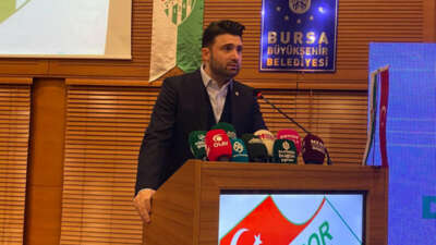 Bursaspor Kulübü Başkanı Enes Çelik,