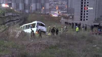 Esenyurt’ta kontrolden çıkan bir servis