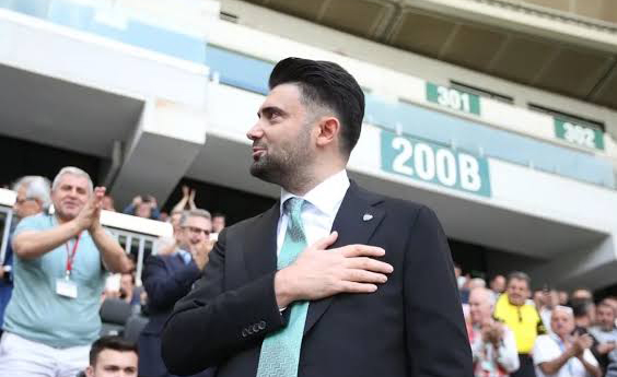 Bursaspor Başkanı Enes Çelik,