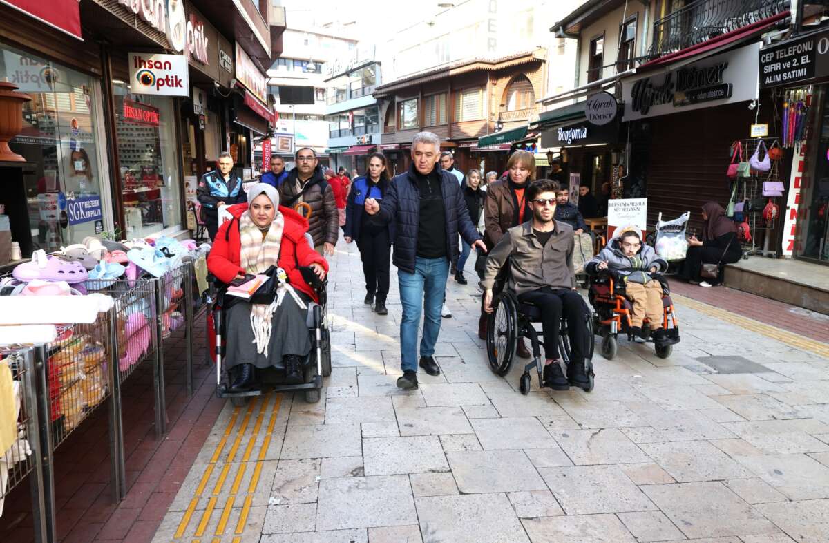 Bursa Osmangazi’de engelleri ortadan kaldıran denetim