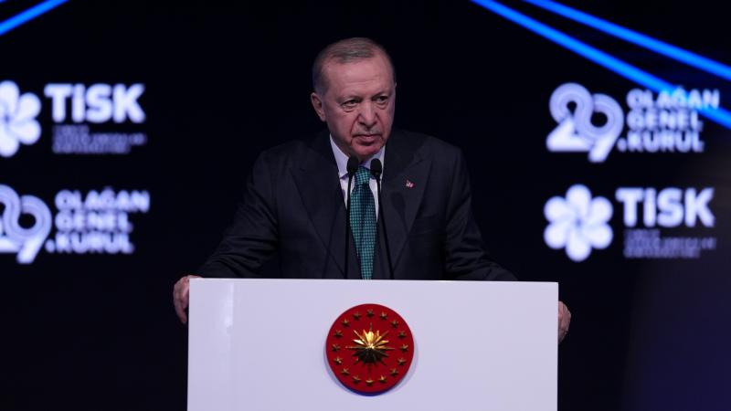 Erdoğan: TİSK Asgari ücrete destek vermeli Cumhurbaşkanı Recep Tayyip Erdoğan, Asgari