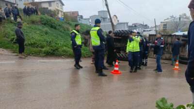 Gemlik Belediyesi’ne ait traktör kaza yaptı: 1 ölü