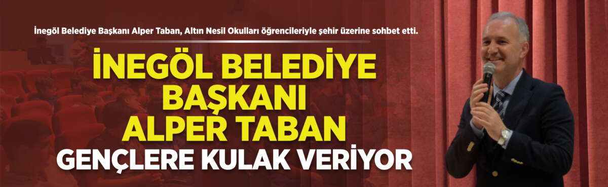 İnegöl Belediye Başkanı Alper Taban,