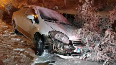 Bursa'nın İnegöl ilçesinde hafif ticari