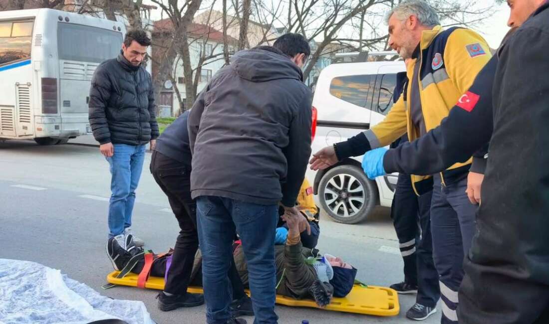 Motosiklet kadına çarptı: 2 yaralı Bursa'nın İnegöl ilçesinde meydana