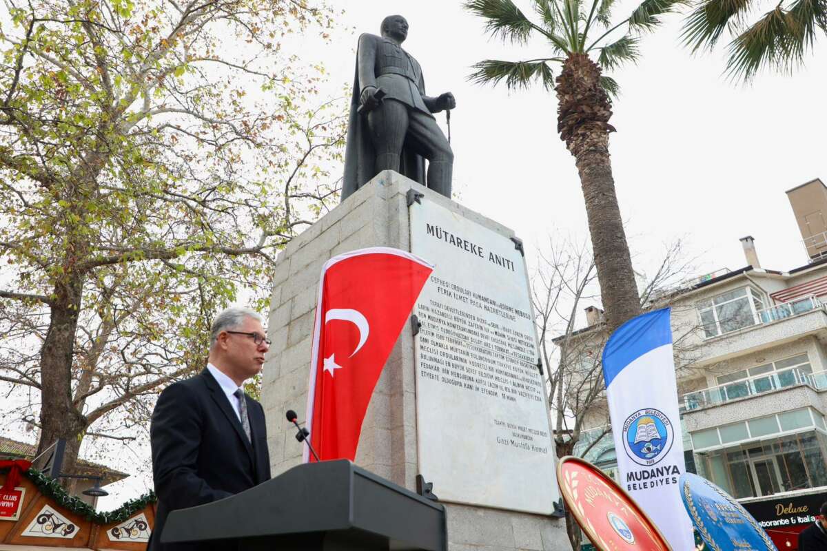 Mudanya’da Barış ve Devlet Adamı İsmet İnönü anıldı