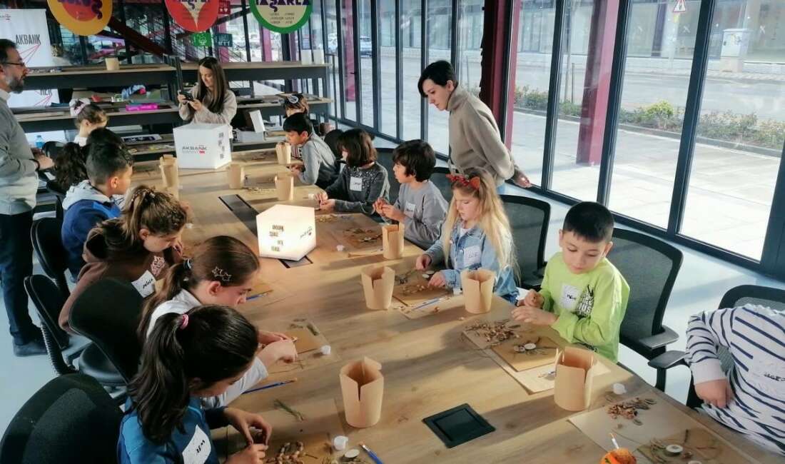 Nilüfer’de çocuklar sanatla iç içe Nilüfer Belediyesi ve Akbank