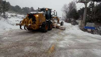 Kar yağışının başlamasıyla birlikte harekete