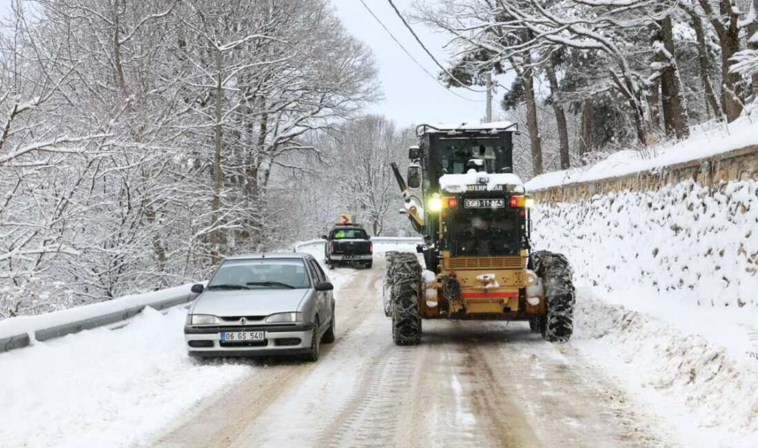 Osmangazi Belediyesi, kar yağışının