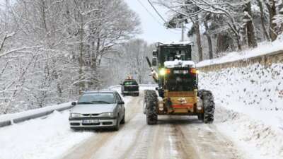 Osmangazi Belediyesi, kar yağışının etkili