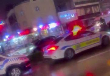 Polis, yaralı oğlunu kaza yerinde gördü Bursa'nın işlek noktalarından FSM Bulvarı'nda