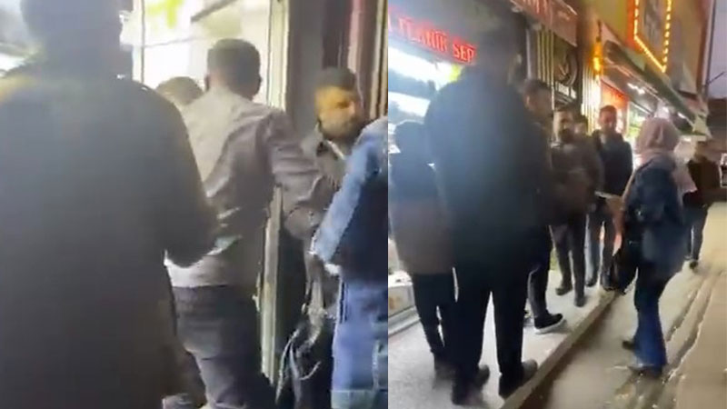 Telefoncuda çıkan tartışmaya çevre esnaf müdahale etti Bursa'da bir telefoncu dükkanında