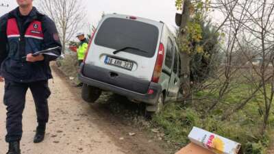 Bursa'nın İnegöl ilçesinde kontrolden çıkan