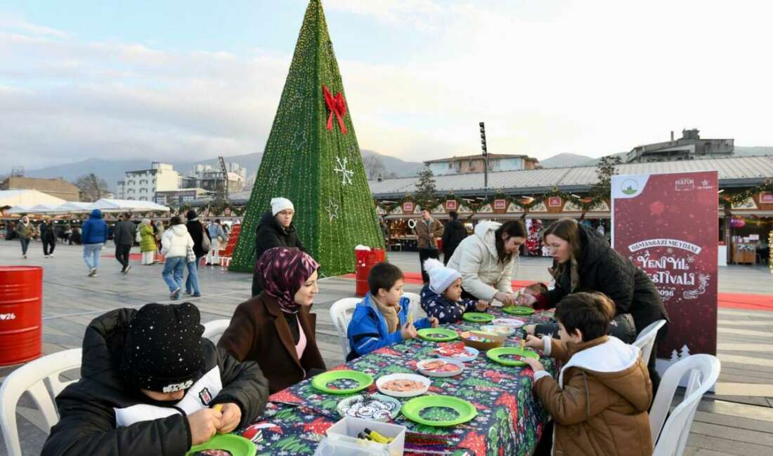 Osmangazi’de yeni yıl heyecanı meydanı sardı Açıldığı günden bu yana Bursalılara