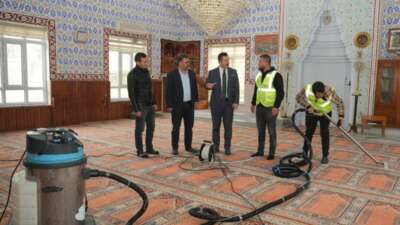 Yenişehir’de vatandaşların ibadetlerini temiz, sağlıklı