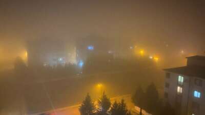 Bursa’nın Yenişehir ilçesinde akşam saatlerinde