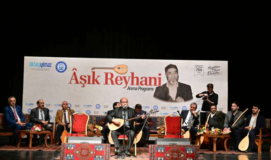 Yıldırım’da Aşık Reyhani’ye vefa gecesi Yıldırım Belediyesi, âşıklık geleneğinin