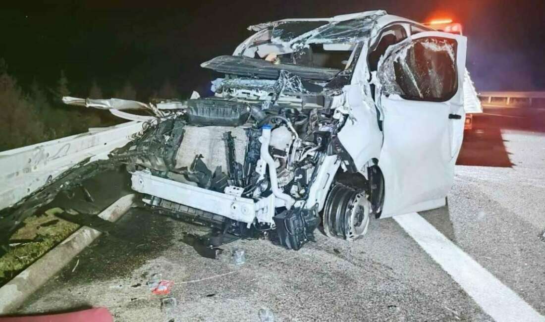 Bursa'nın Karacabey ilçesi yakınlarında