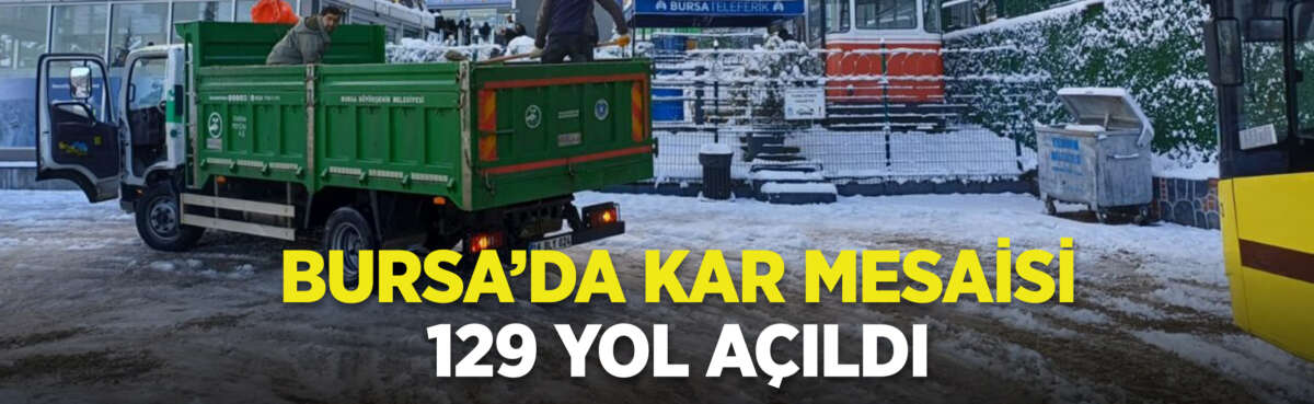 Bursa Büyükşehir Belediyesi, kent genelinde ulaşımın