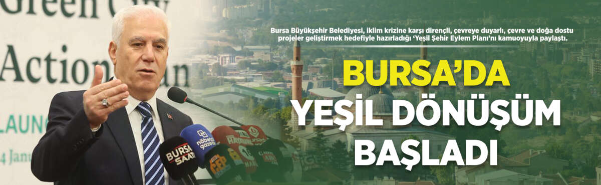 Bursa Büyükşehir Belediyesi, iklim krizine karşı