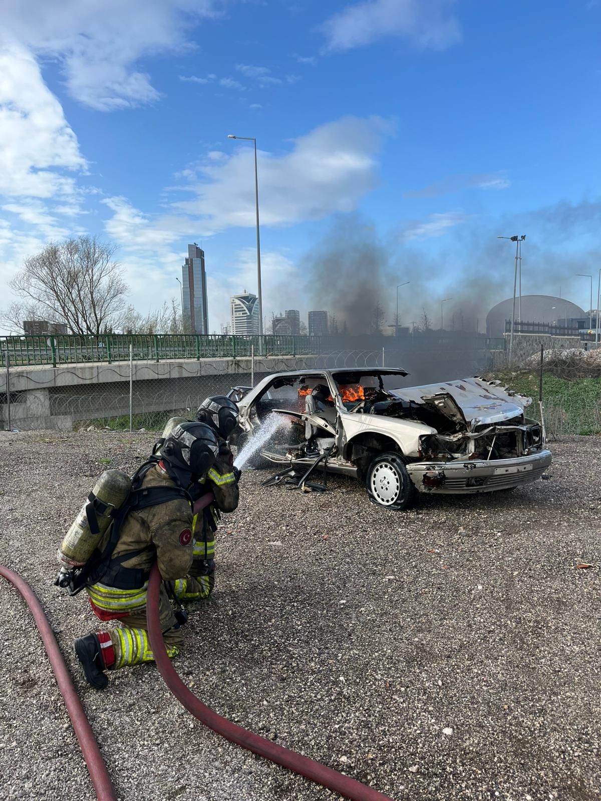 Bursa Büyükşehir İtfaiyesi’nden Koç Üniversitesi personeline eğitim