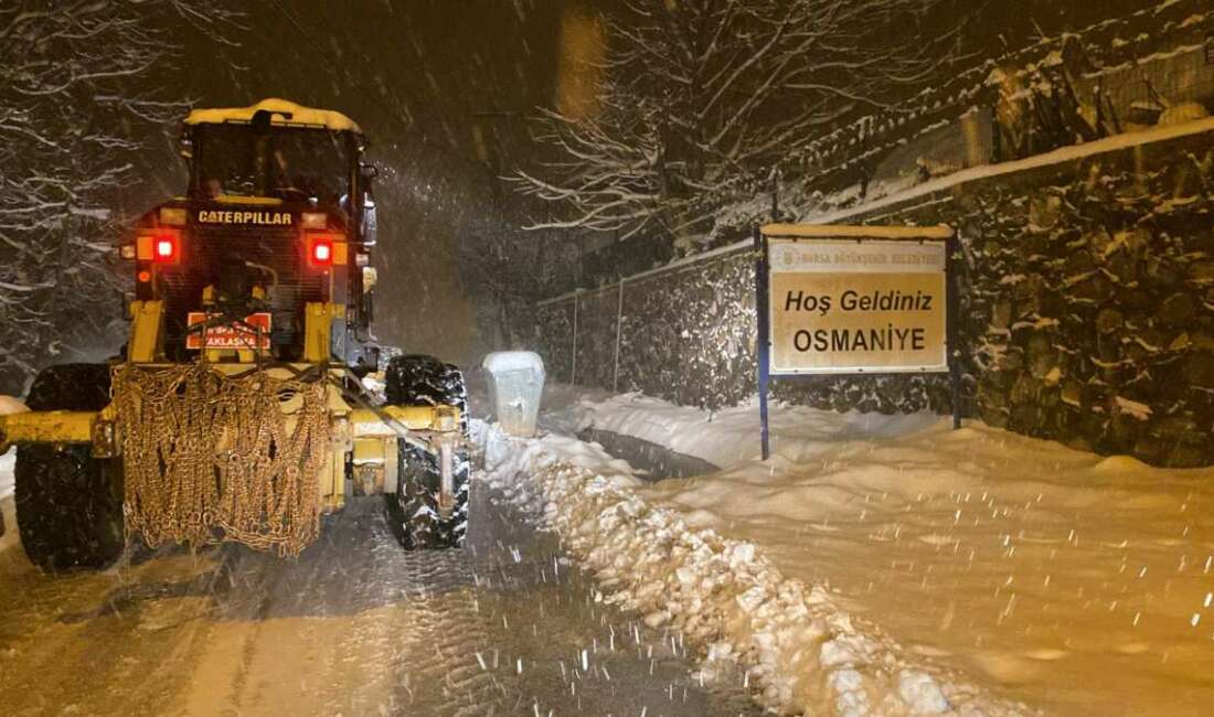 Bursa Büyükşehir Belediyesi ekipleri,