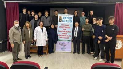 Atık pillerin doğaya zararlarının anlatıldığı