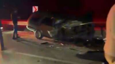 Bursa'da ters yönden ana yolda