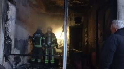 Bursa'da çay ocağında çıkan yangın