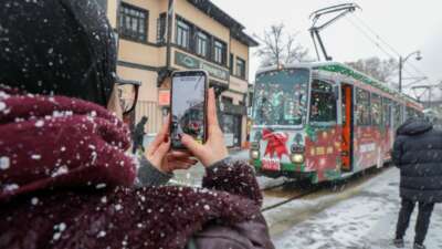 Yeni yıla karla uyanan Bursa’da