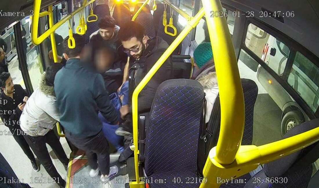 Bursa'da şehir içi halk