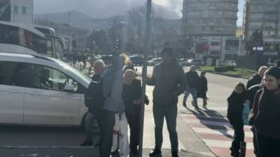 Bursa'nın merkezinde etkili olan şiddetli